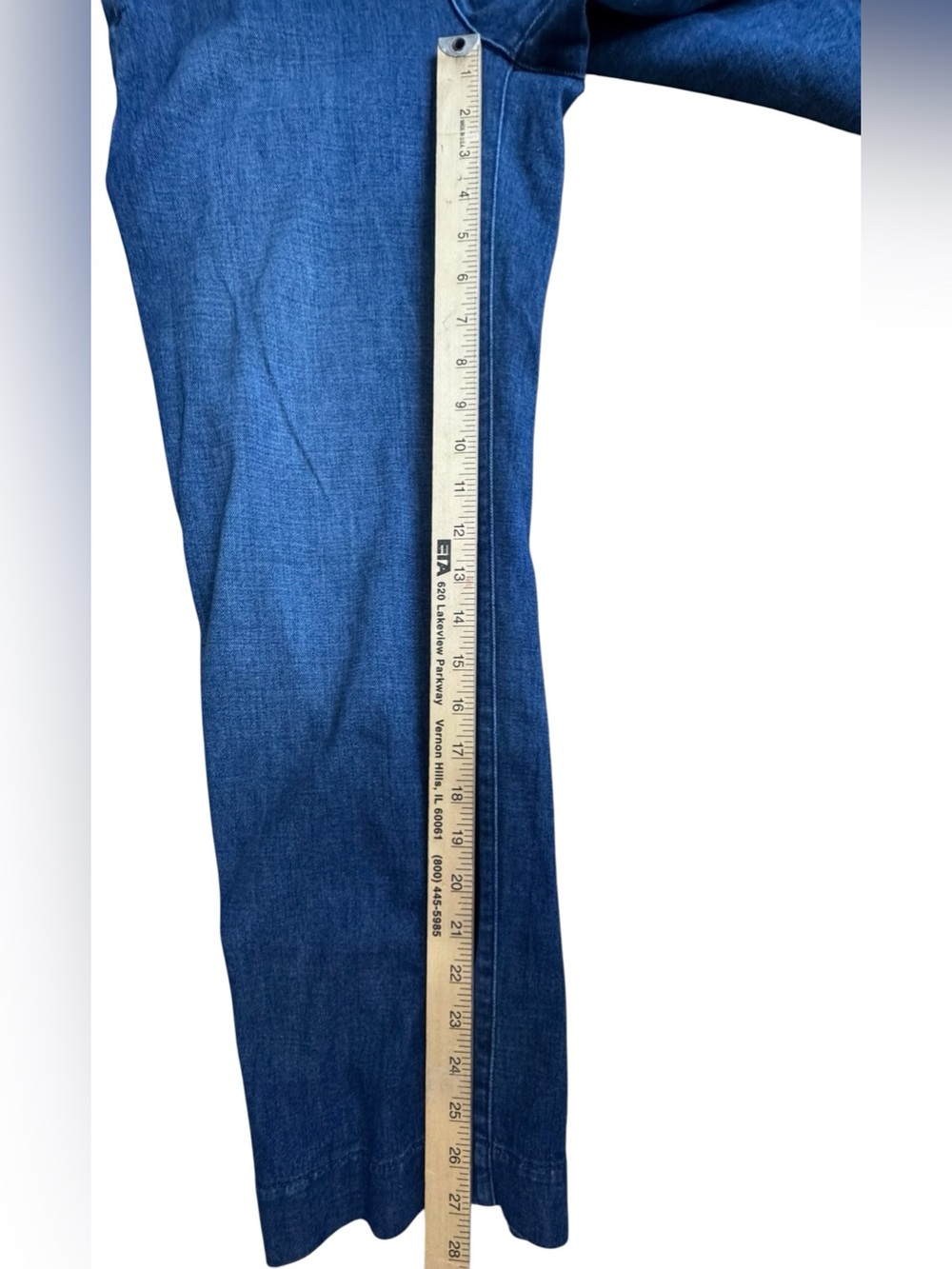 Frank & Eileen Westport Wide Leg Chino Jeans Sz 2 runs large fits like a Sz 4-6 - Picture 9 of 11